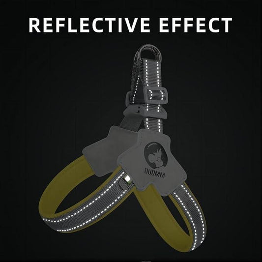Reflective No-Pull-Dog Harness & Choke-Free