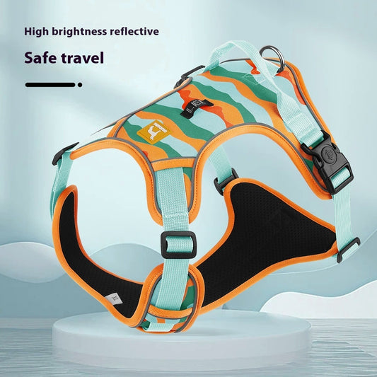 Reflective Dog Harness With Handle - Adjustable & Comfortable