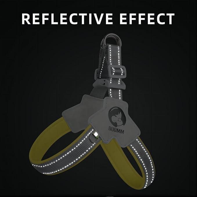 Reflective No-Pull-Dog Harness & Choke-Free
