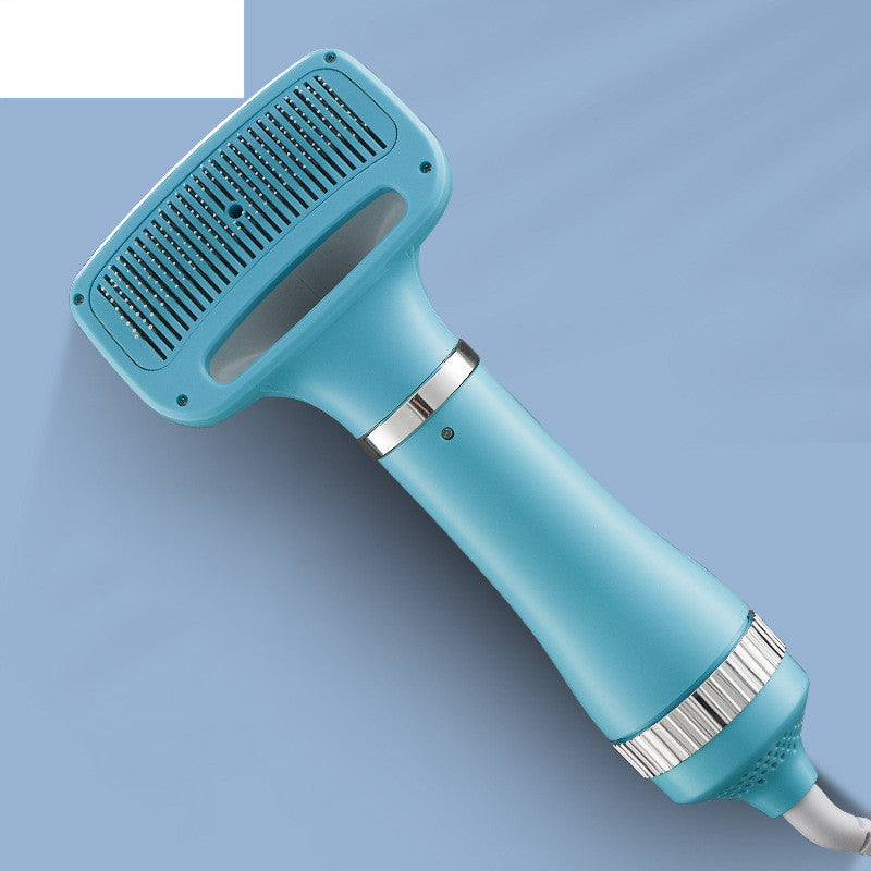 2-in-1 Pet Hair Dryer & Grooming Brush – Quiet & Fast Drying for Dogs and Cats