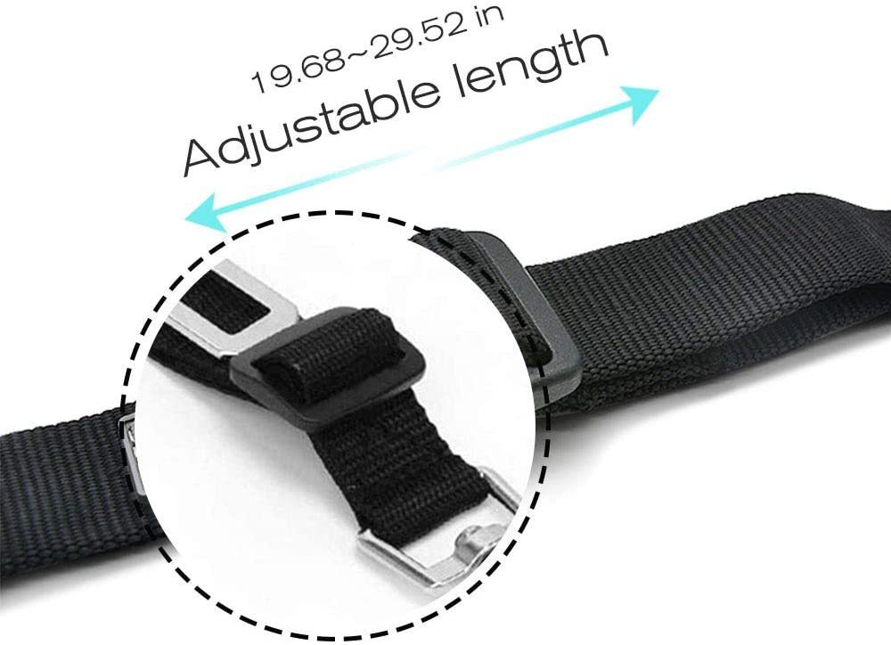 Adjustable Dog Car Seatbelt - Clip-On Safety Buckle for Secure Travel