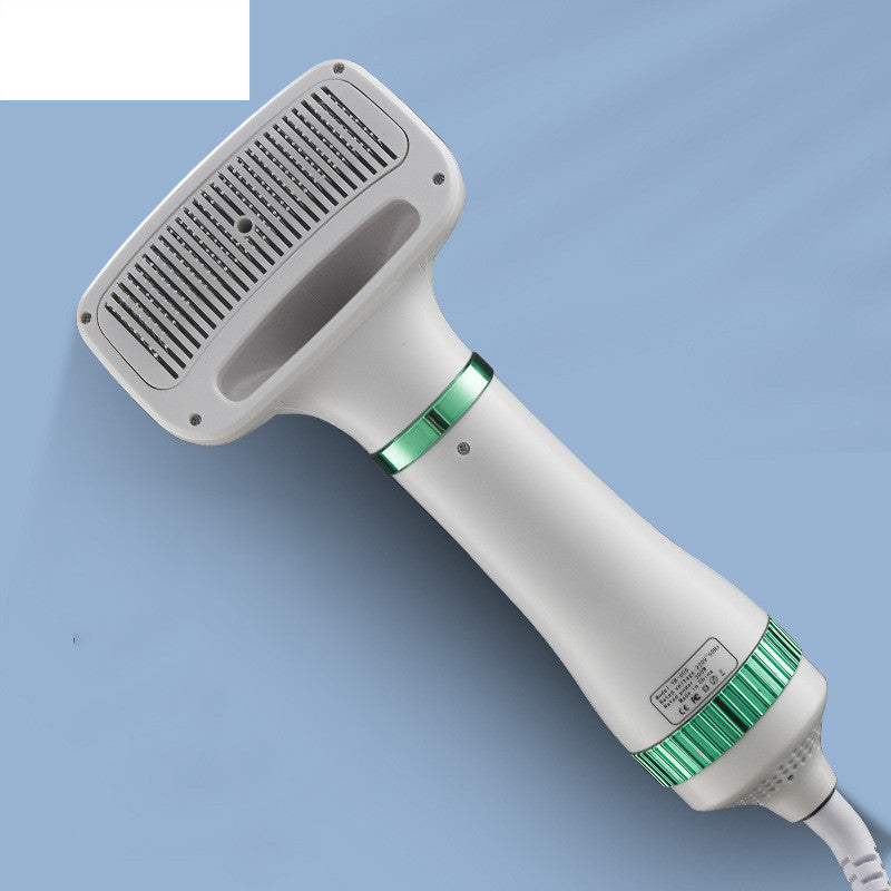 2-in-1 Pet Hair Dryer & Grooming Brush – Quiet & Fast Drying for Dogs and Cats