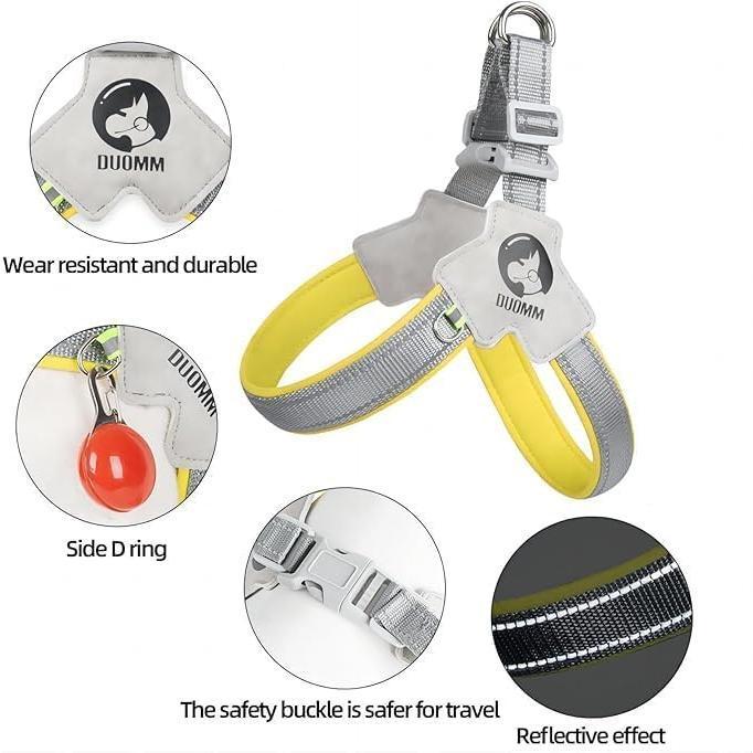Reflective No-Pull-Dog Harness & Choke-Free
