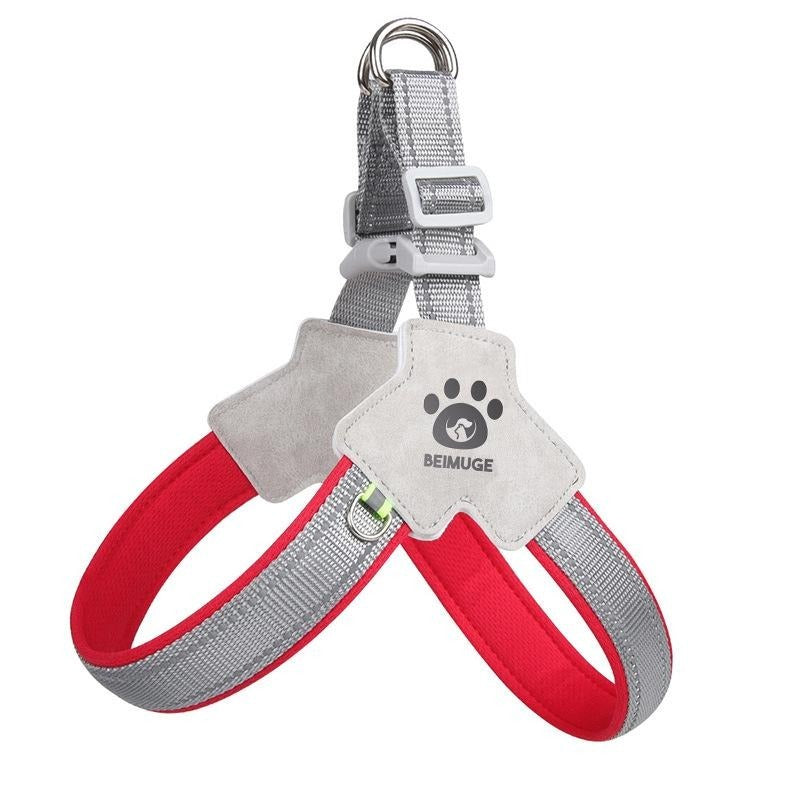 Reflective No-Pull-Dog Harness & Choke-Free