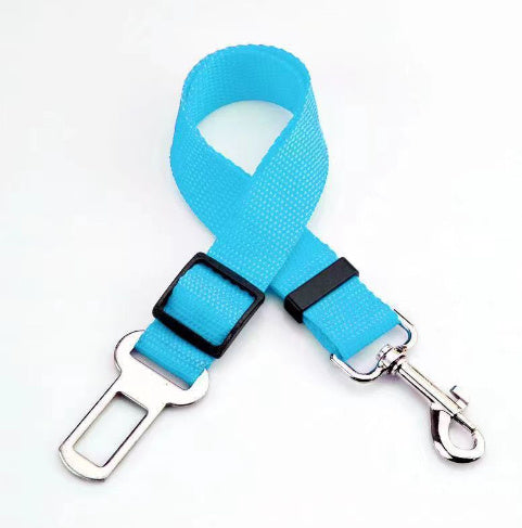 Adjustable Dog Car Seatbelt - Clip-On Safety Buckle for Secure Travel