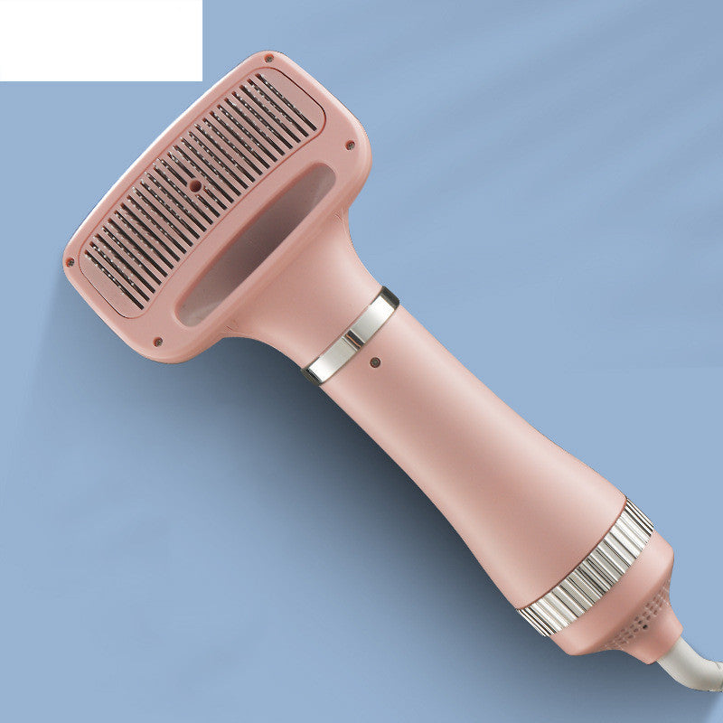 2-in-1 Pet Hair Dryer & Grooming Brush – Quiet & Fast Drying for Dogs and Cats
