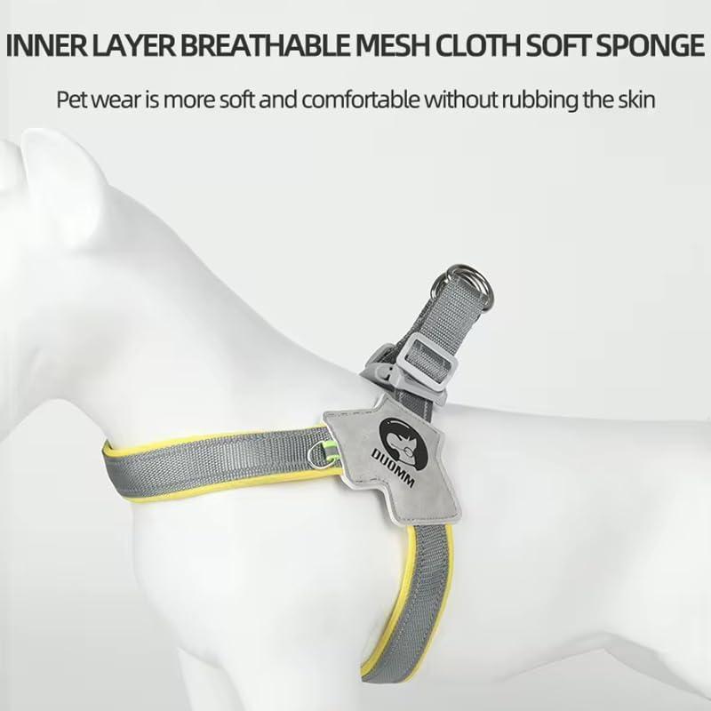 Reflective No-Pull-Dog Harness & Choke-Free